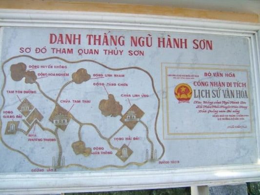 Tổng quan về danh thắng Ngũ Hành Sơn - Đà Nẵng 7 9 so do ngon thuy son